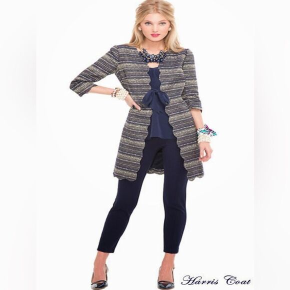 Lilly Pulitzer Tweed Harris Coat NWOT